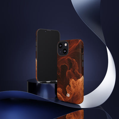 Amber Filament · Tough Phone Case for iPhone · Orange