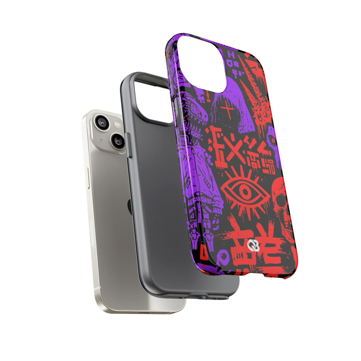 Underground Cyber Glyphs · Tough Phone Case for iPhone · Black