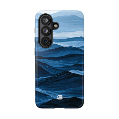 Blue Tough Phone Case for Samsung - Cobalt Ridge Tides