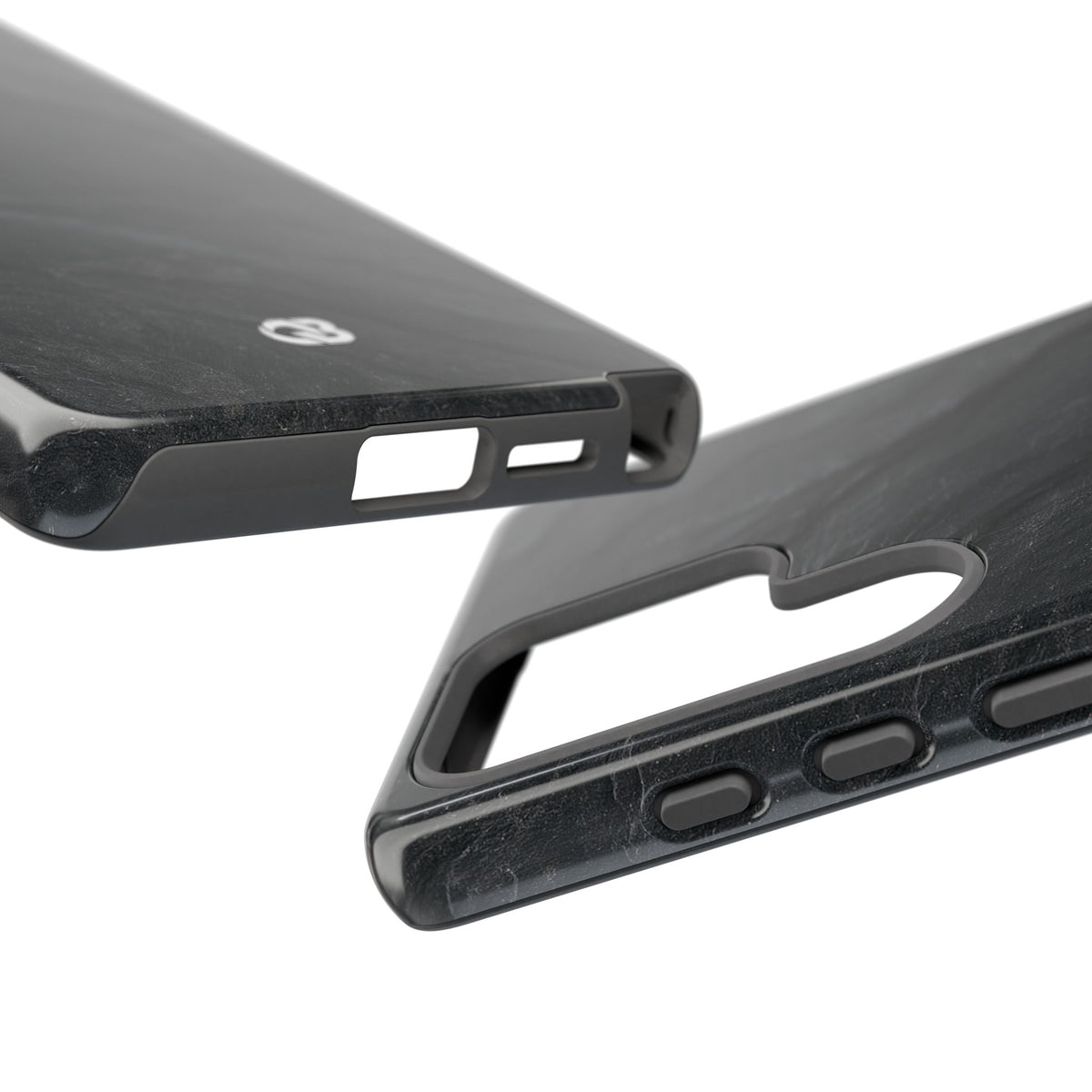 Dark Slate Strata · Tough Phone Case for Samsung · Black