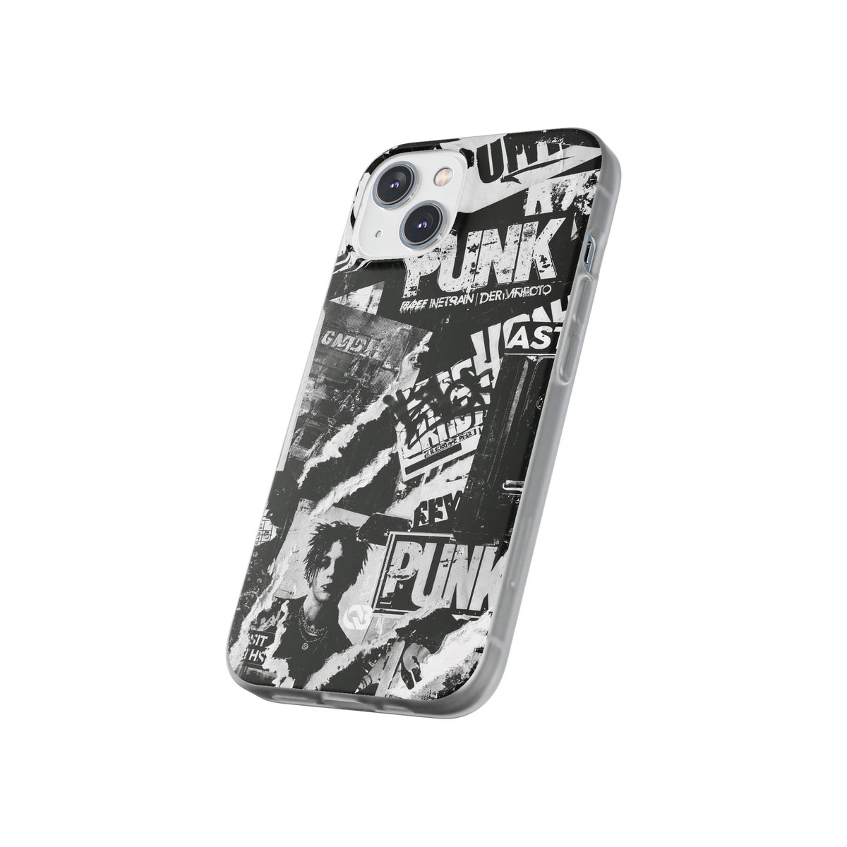 Underground Punk Collage · Lite Phone Case for iPhone ·  Black