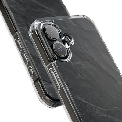 Black Impact MagSafe Phone Case for iPhone - Midnight Slate Ridge