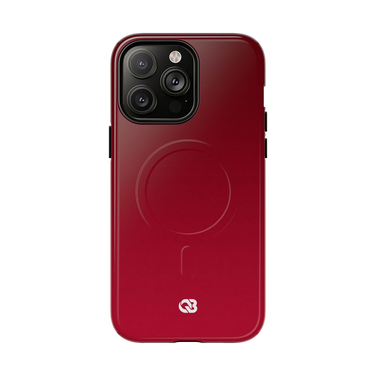 Red Tough 2.0 Magsafe Phone Case for iPhone - Crimson Velvet Fade