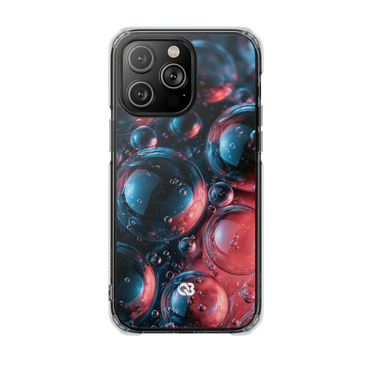 Aqua Gel Spheres · Clear Impact Magnetic Phone Case for iPhone · Blue