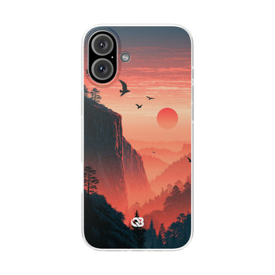 Orange Lite Phone Case for iPhone - Crimson Ridge Flight