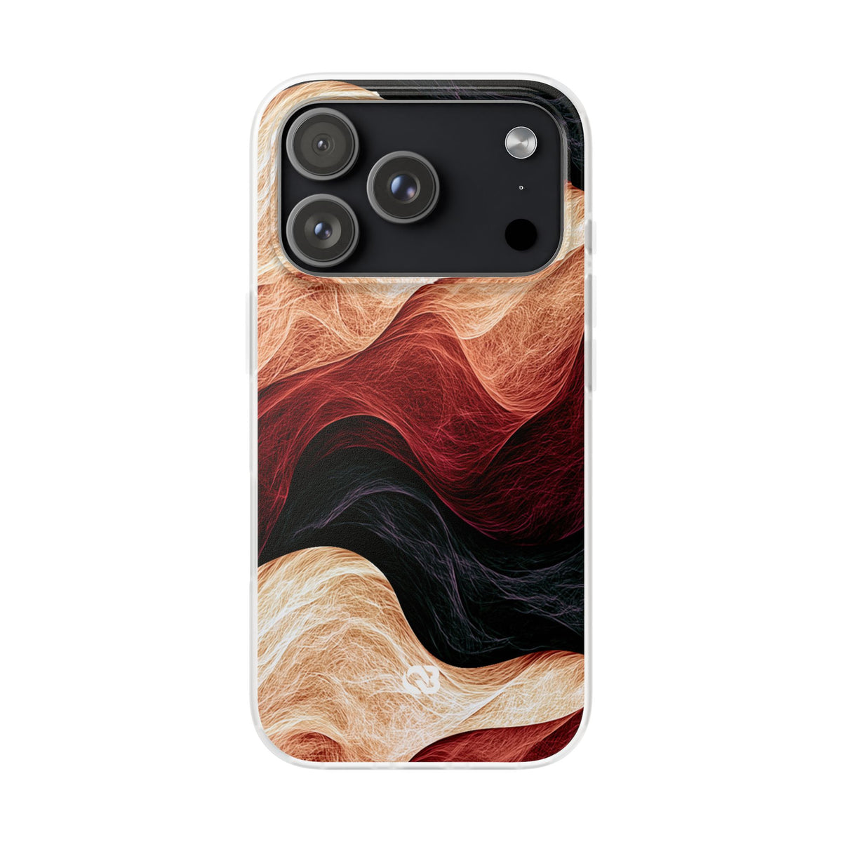 Ember Wave Dispersion · Lite Phone Case for iPhone ·  Red
