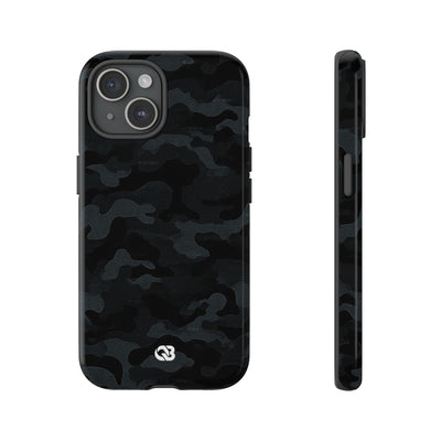 Blackout Urban Camo · Tough Phone Case for iPhone · Black