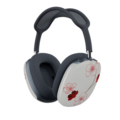 Crimson Sakura Blossom · Hard Case for AirPods Max · Red
