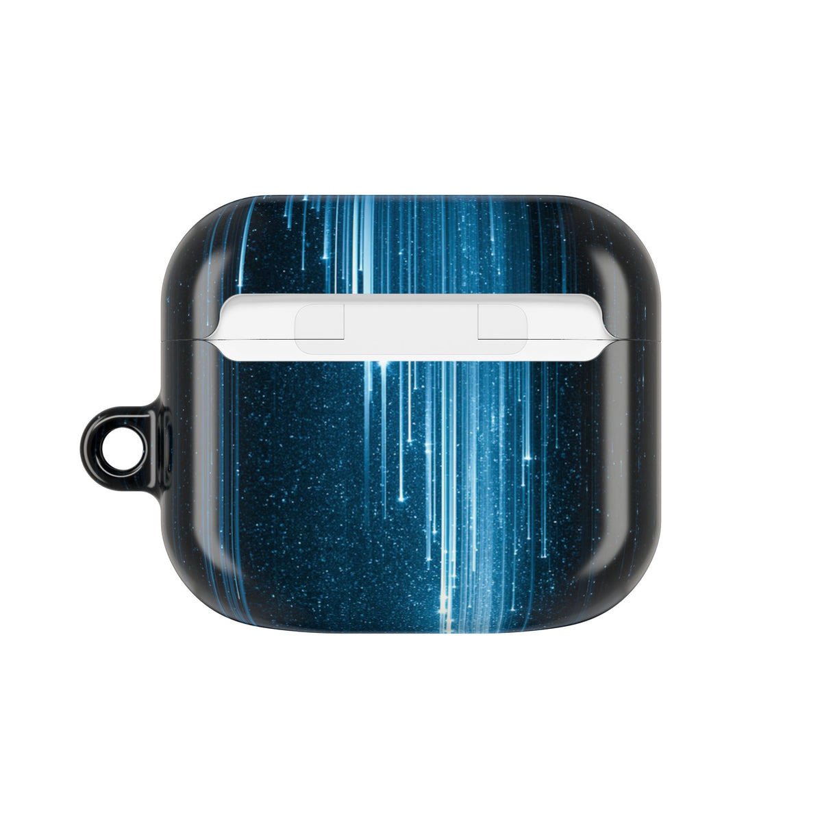 Nocturnal Cascade · Hard Case for AirPods & AirPods Pro · Black