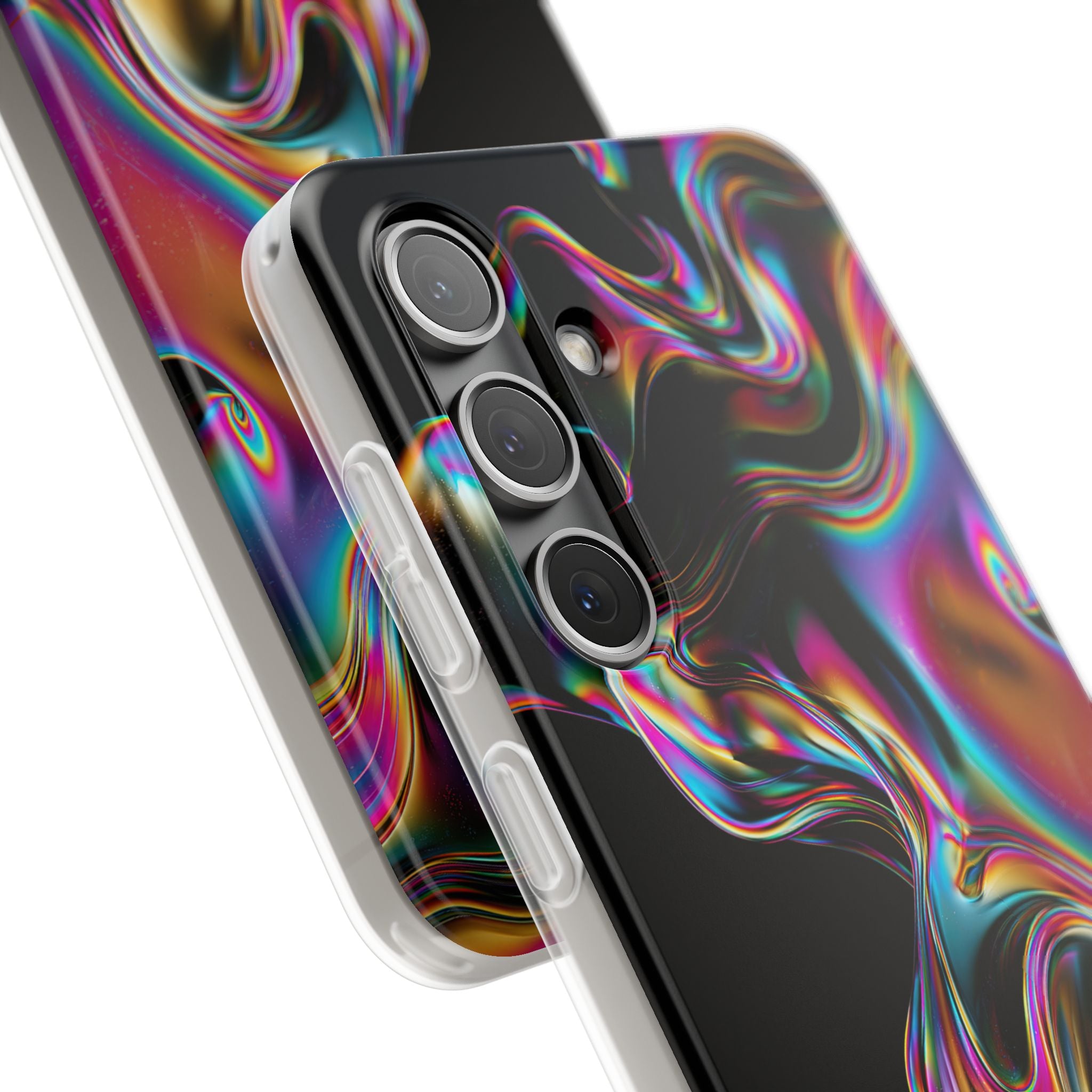 Purple Lite Phone Case for Samsung - Liquid Neon Chrome