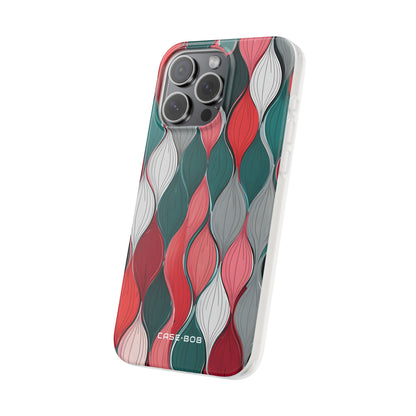 Leaf Cascade Teal iPhone 15 Pro Max Case - Soft