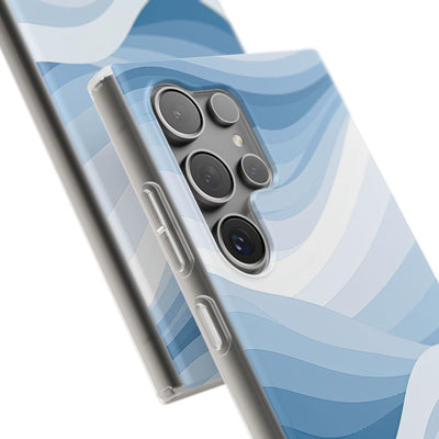 Blue Lite Phone Case for Samsung - Glacial Indigo Flow