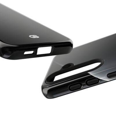 Black Tough Phone Case for Samsung - Obsidian Lunar Arch