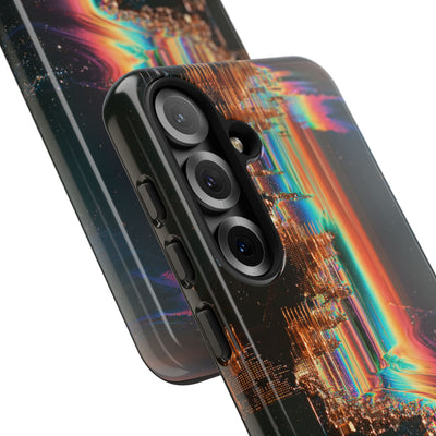 Prismatic Circuit · Tough Phone Case for Samsung · Black