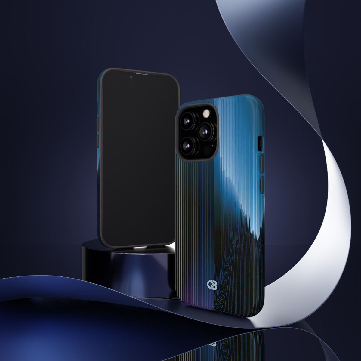 Orbital Horizon · Tough Phone Case for iPhone · Blue