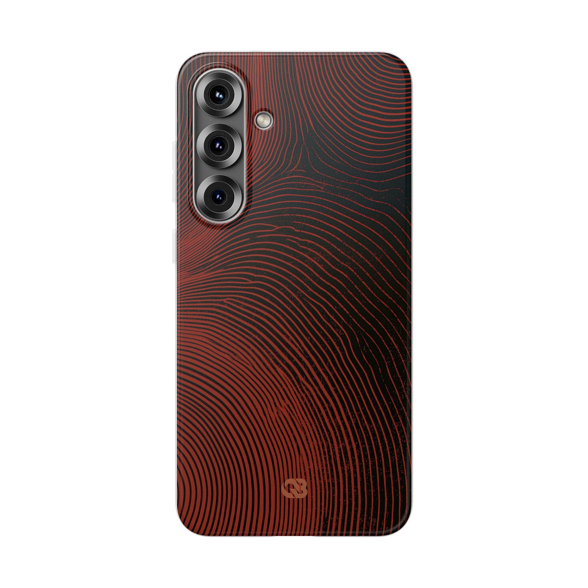 Red Lite Phone Case for Samsung - Terracotta Nerve Map