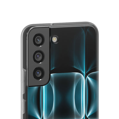 Translucent Cyber Grid · Lite Phone Case for Samsung · Teal