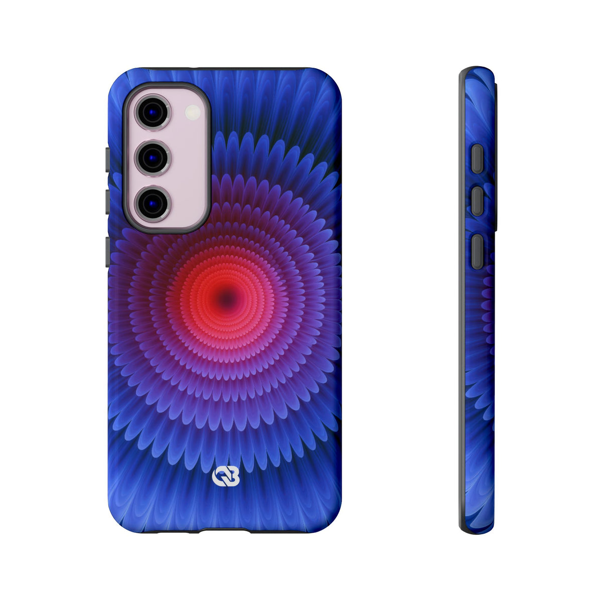 Radial Spectrum Bloom · Tough Phone Case for Samsung · Blue