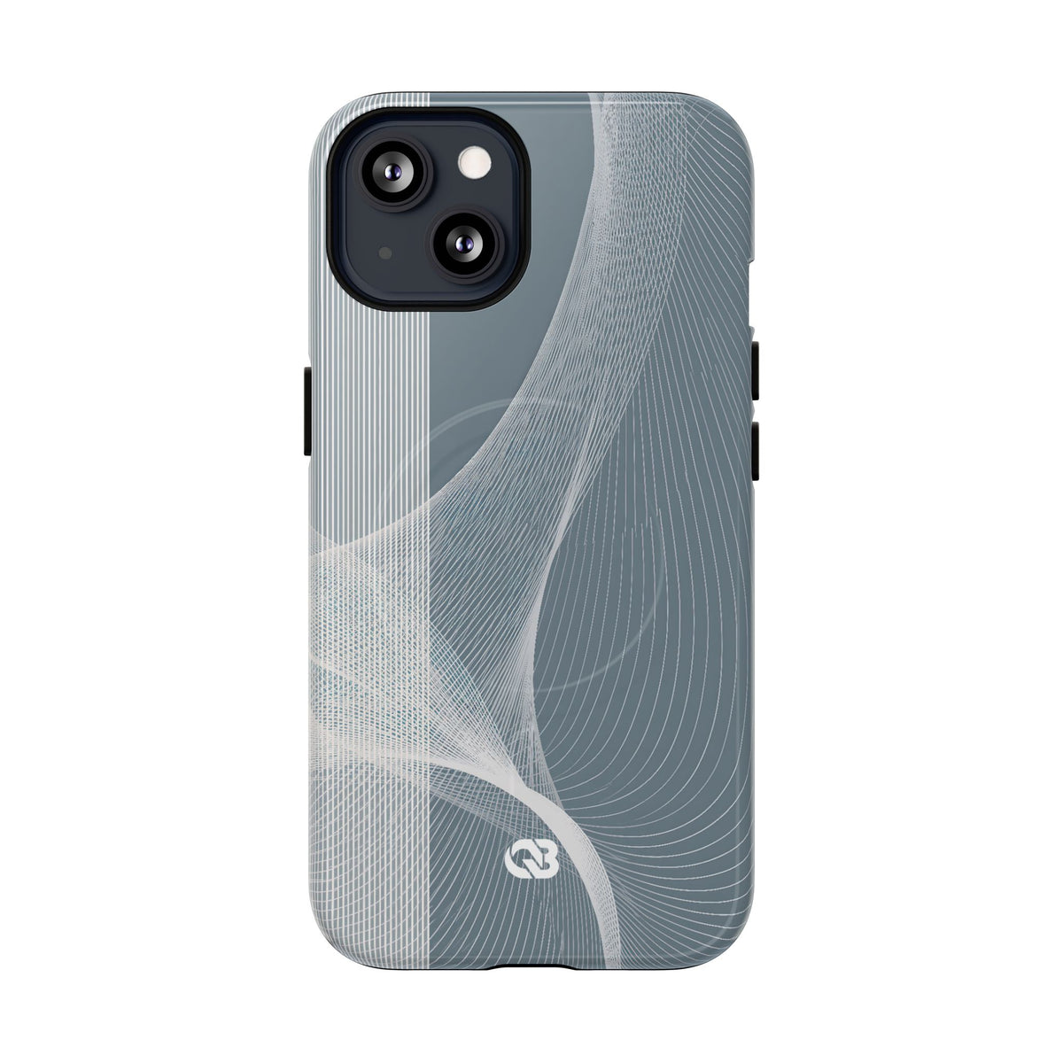Slate Contour Drift · Tough 2.0 Magnetic Phone Case for iPhone · Grey