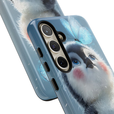 Frosty Penguin Glow · Tough Phone Case for Samsung