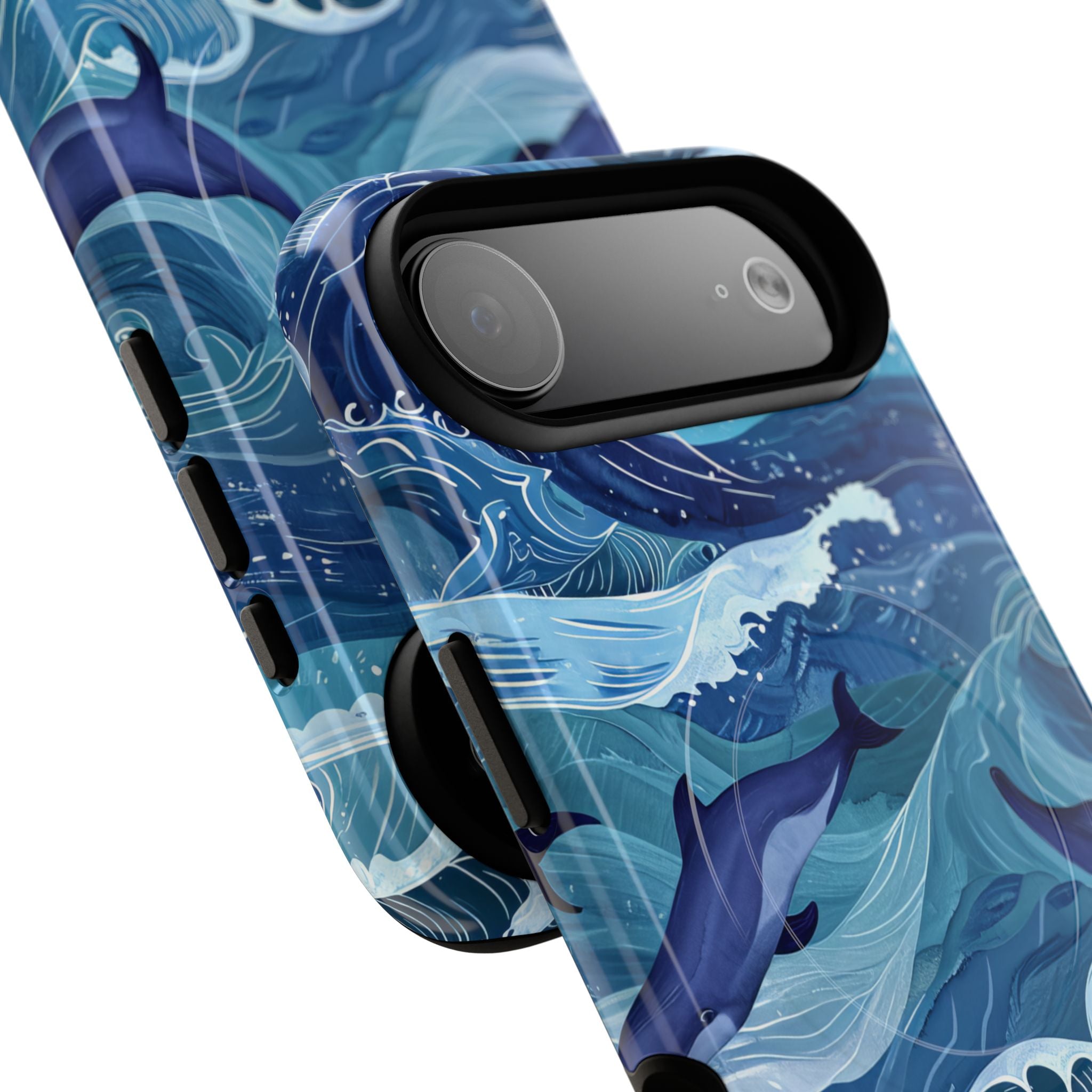 Dolphin Waves iPhone 17 Air Case - Tough+ - CASE•BOB
