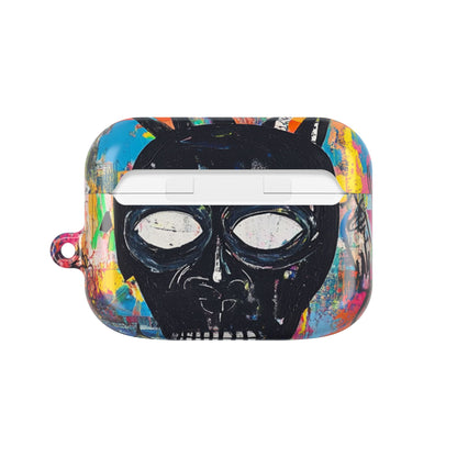 Neon Skull Burst - AirPods Cover