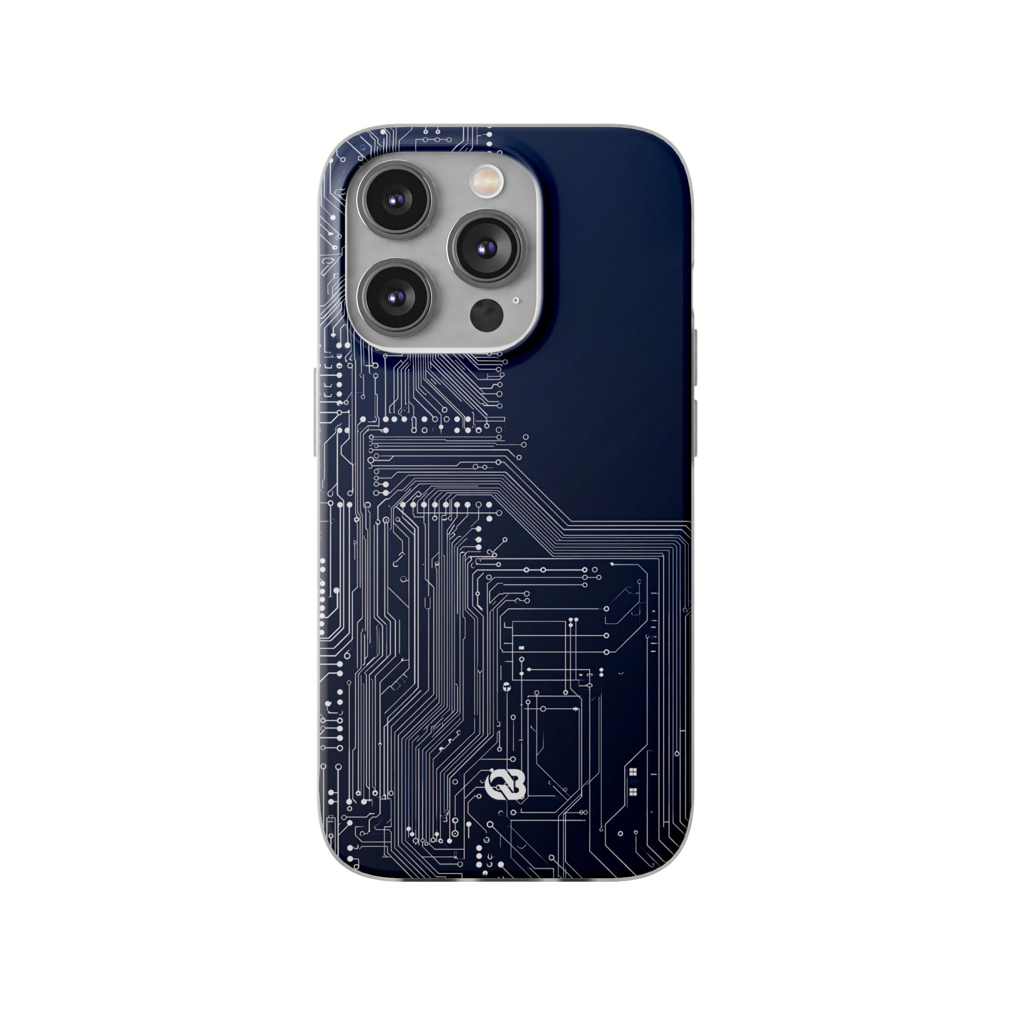 Blue Lite Phone Case for iPhone - Cobalt Data Stream