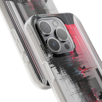 Black Lite Phone Case for iPhone - Crimson Data Leak