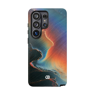 Prismatic Aura Shift · Tough Phone Case for Samsung · Blue