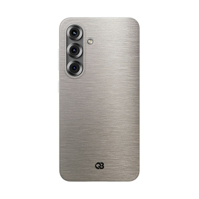 Grey Lite Phone Case for Samsung - Brushed Nickel Linen