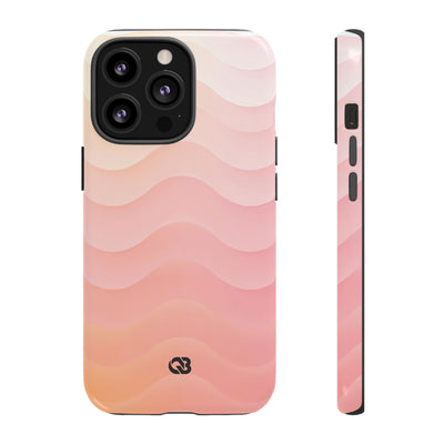 Blush Horizon Waves · Tough Phone Case for iPhone · Pink