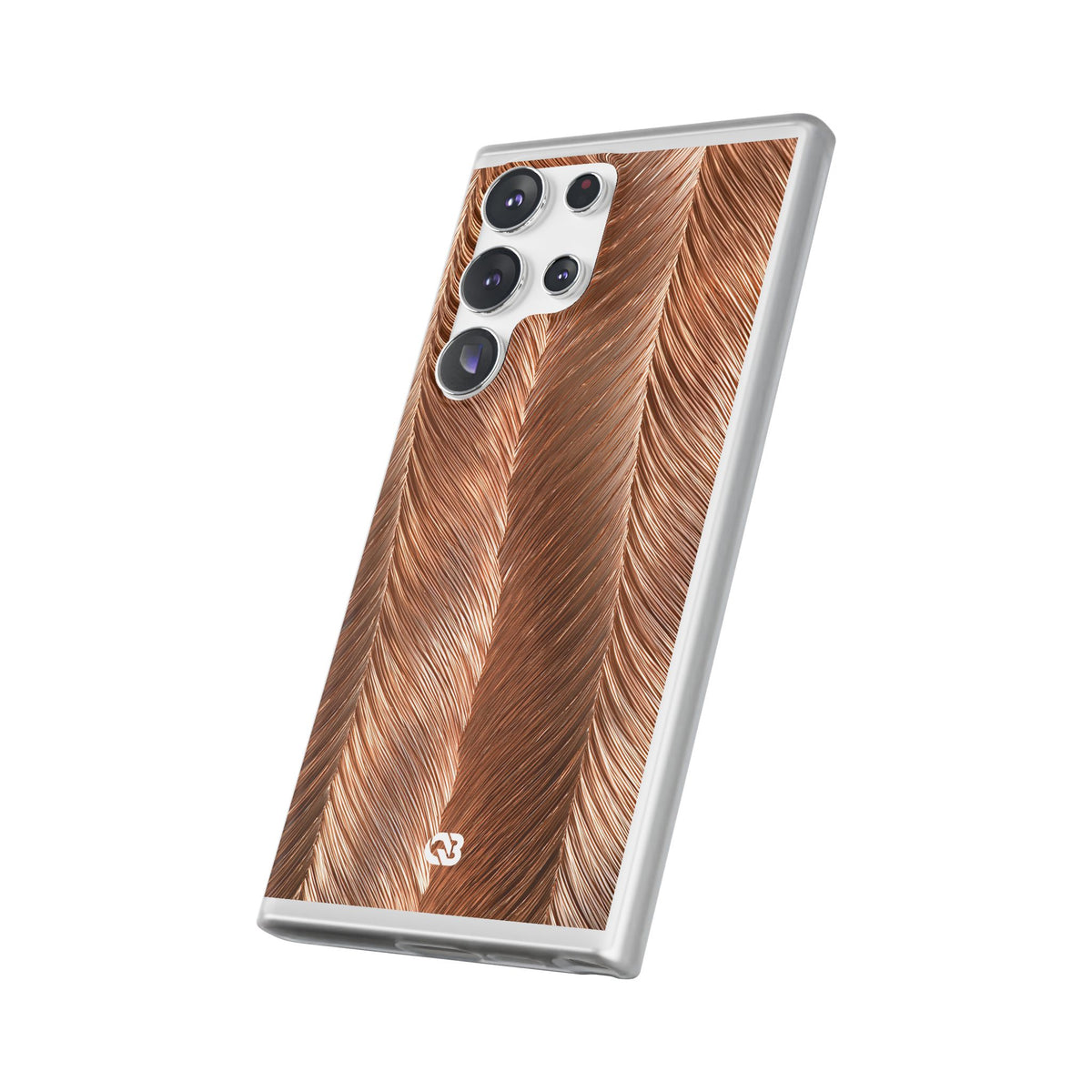 Rose Gold Weave · Lite Phone Case for Samsung · Brown