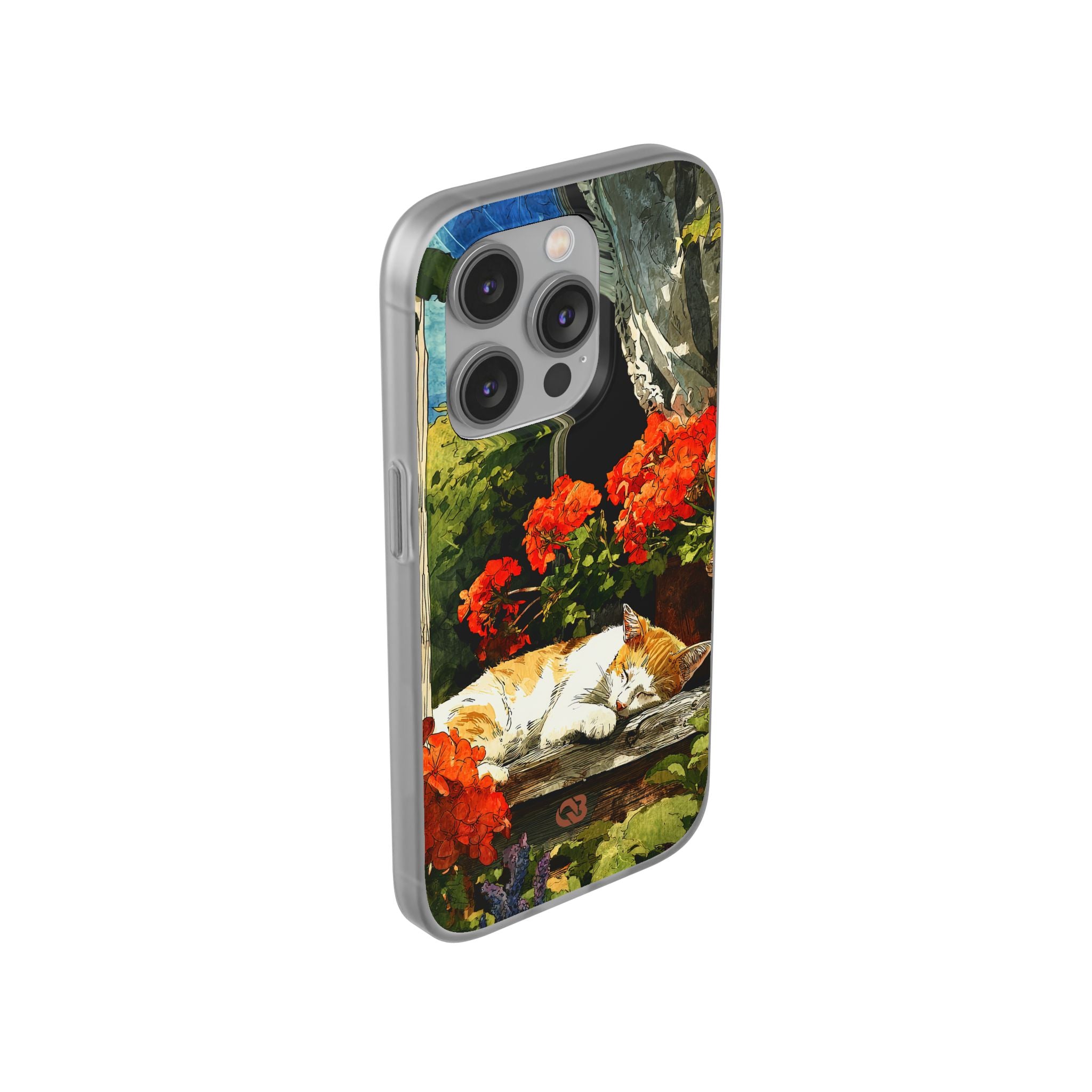 Sleeping Ginger Bloom · Soft Hoesje voor iPhone