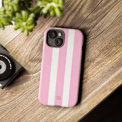 Soft Pink Stripe · Tough Coque de téléphone pour iPhone