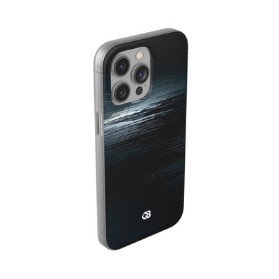 Black Lite Phone Case for iPhone - Frozen Signal Glitch