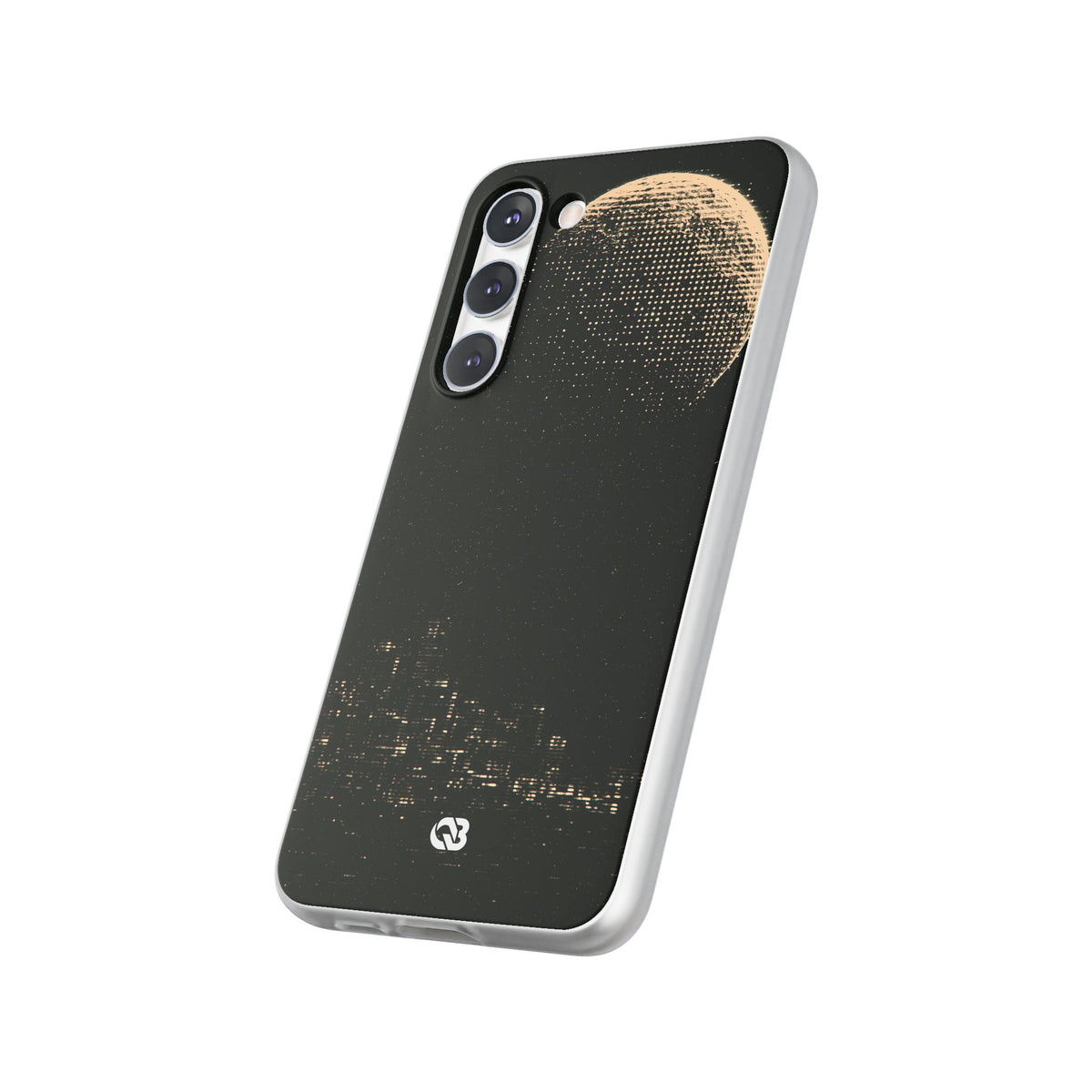 Lunar Metropolis Nocturne · Lite Phone Case for Samsung · Black