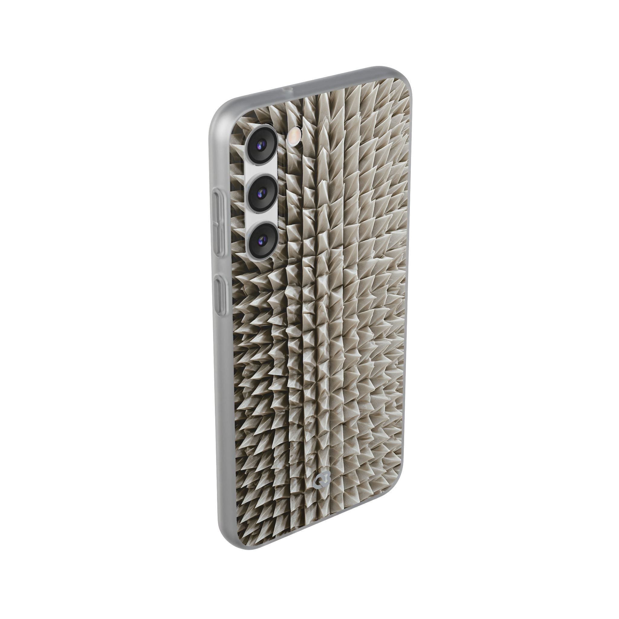 Beige Lite Phone Case for Samsung - Bone Spiked Grid