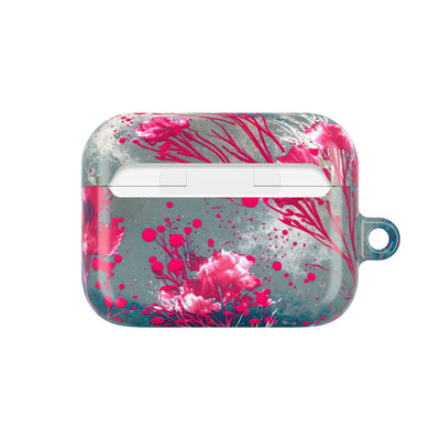 Cyber Blossom · Hard Case for AirPods & AirPods Pro · Teal