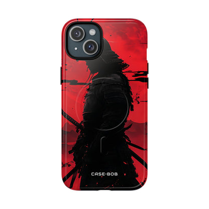 Crimson Samurai iPhone 15 Plus Case - Tough+