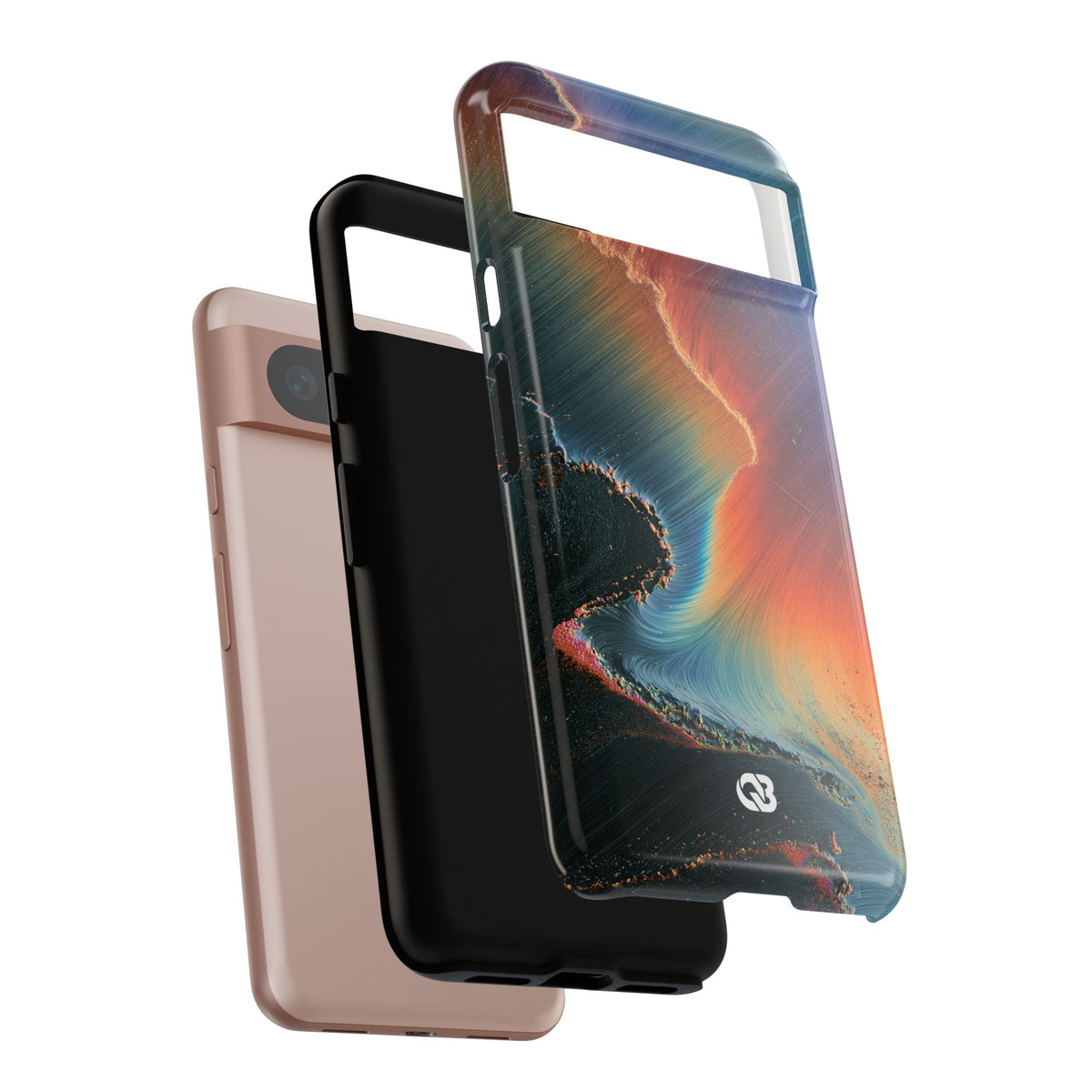 Prismatic Aura Shift · Tough Phone Case for Pixel ·  Blue