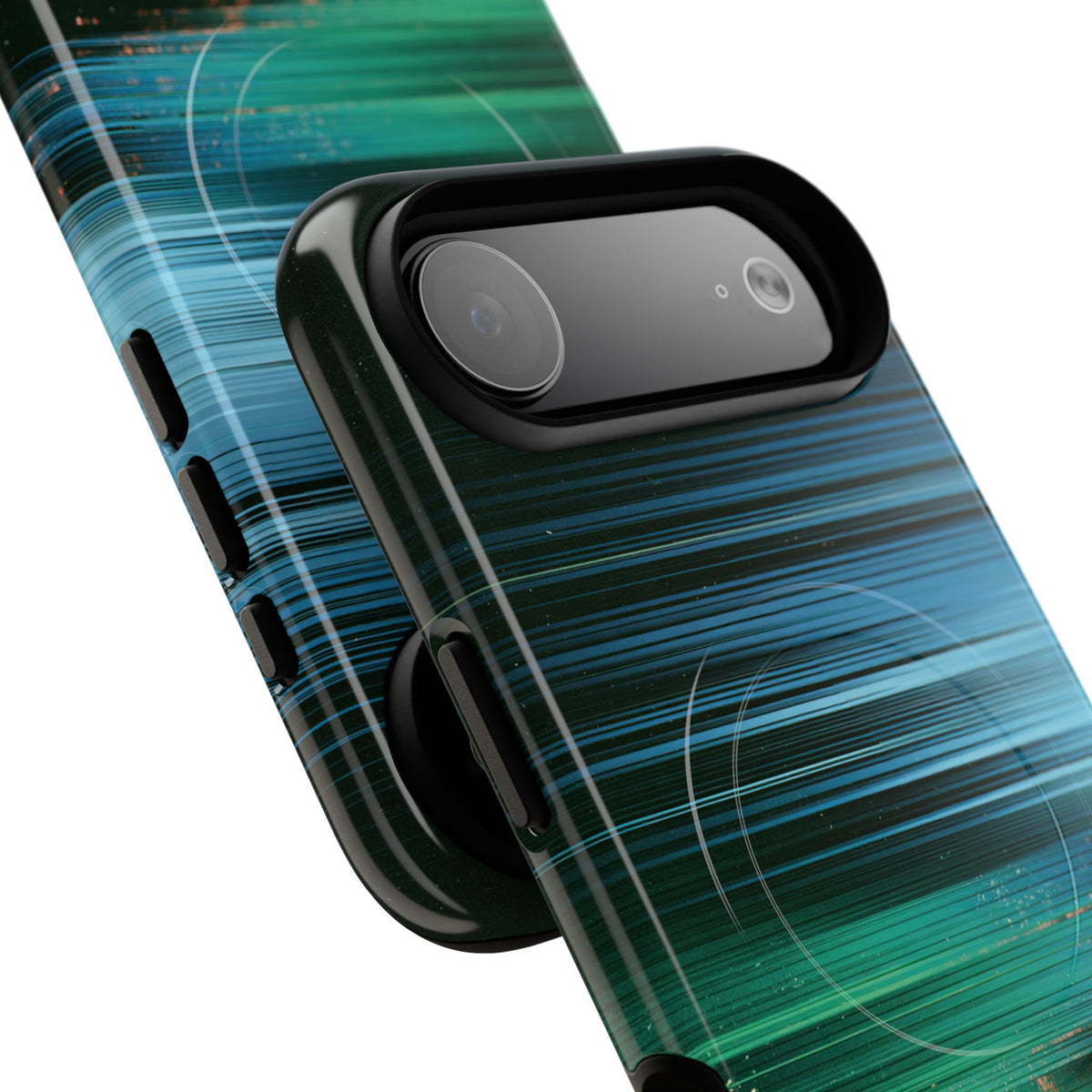 Digital Shoreline Drift · Tough 2.0 Magnetic Phone Case for iPhone · Teal