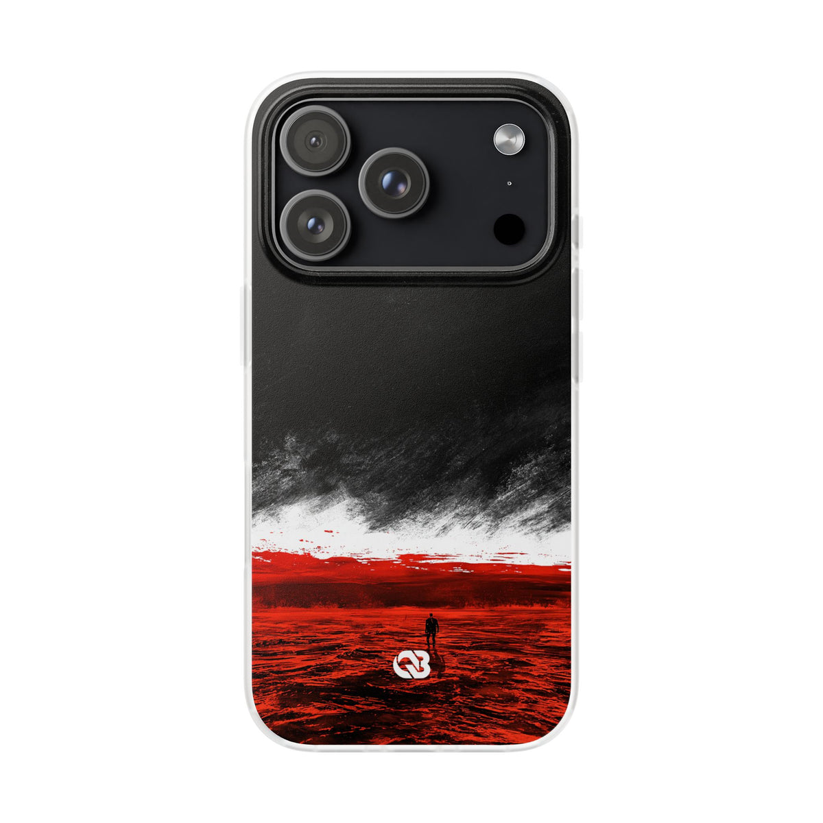 Crimson Void · Lite Phone Case for iPhone ·  Black