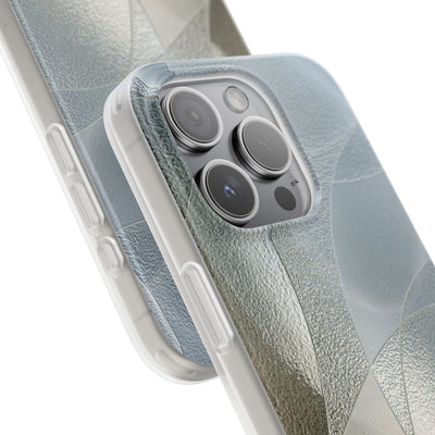 Silver Lite Phone Case for iPhone - Frosted Silver Mosaic