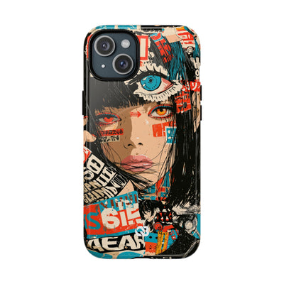 Shibuya Street Collage · Tough 2.0 Magnetic Phone Case for iPhone · Red