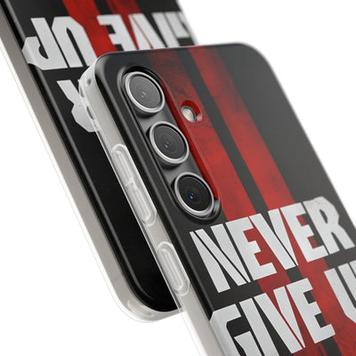 Crimson Grit Resolve · Soft Handyhülle für Samsung