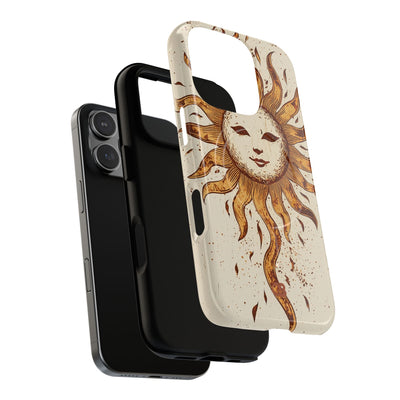 Rustic Solar Mask · Tough+ Phone Case for iPhone · Magsafe