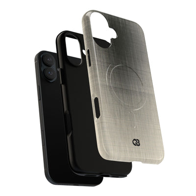 Beige Tough 2.0 Magsafe Phone Case for iPhone - Carbon Screen Grid