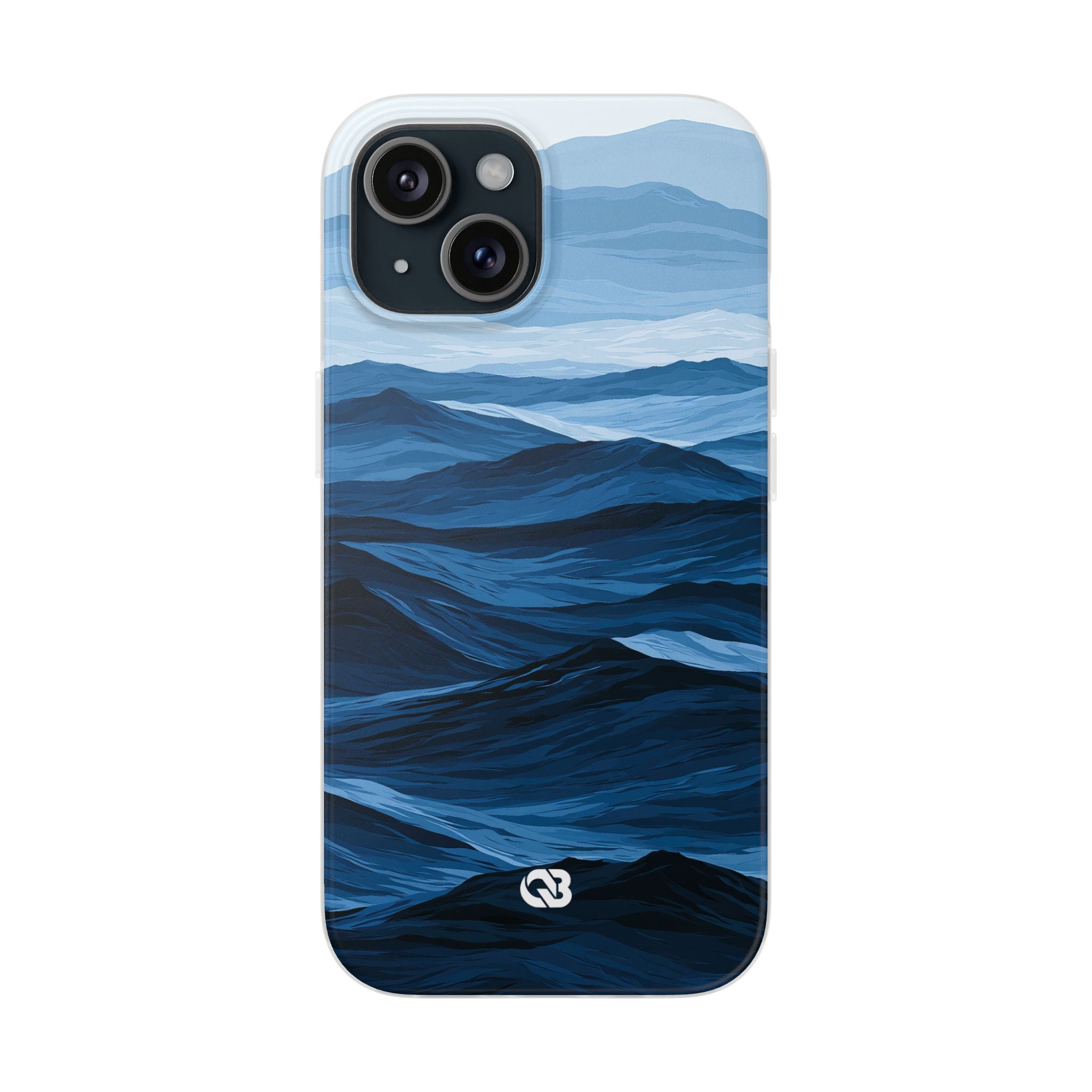 Blue Lite Phone Case for iPhone - Cobalt Ridge Tides