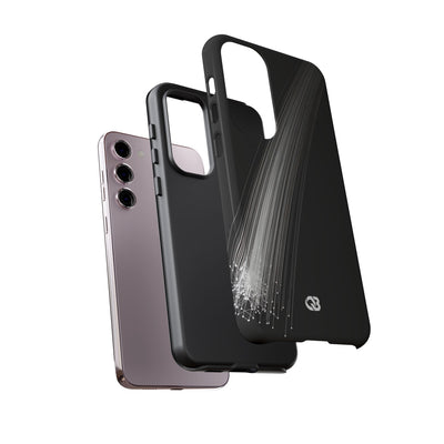 Black Tough Phone Case for Samsung - Linear Velocity Beam