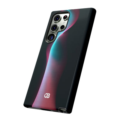 Neon Pixel Flow · Tough Phone Case for Samsung · Black